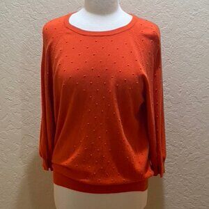 NWOT Marc by Marc Jacobs orange sweater L